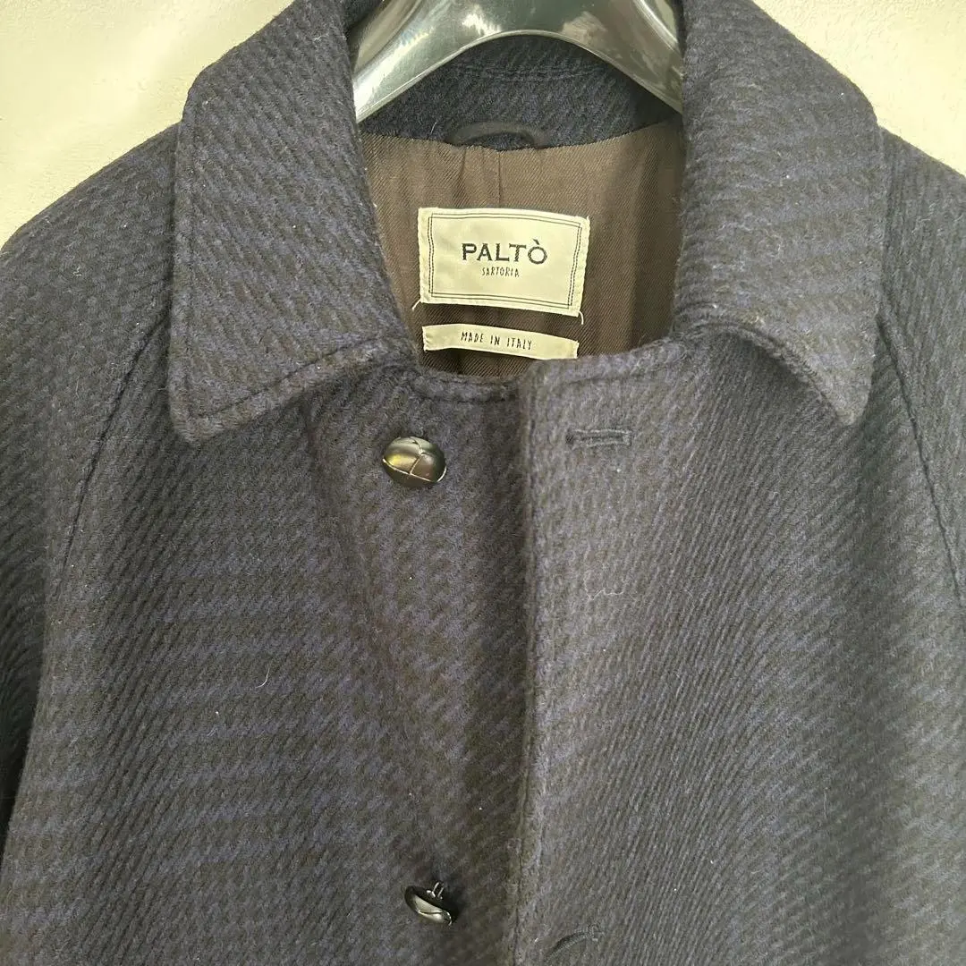 PALTO パルト　ベルテッドコート　46 スプリングコート 中古】パルト PALTO ツイルコットン ベルテッド ステンカラー