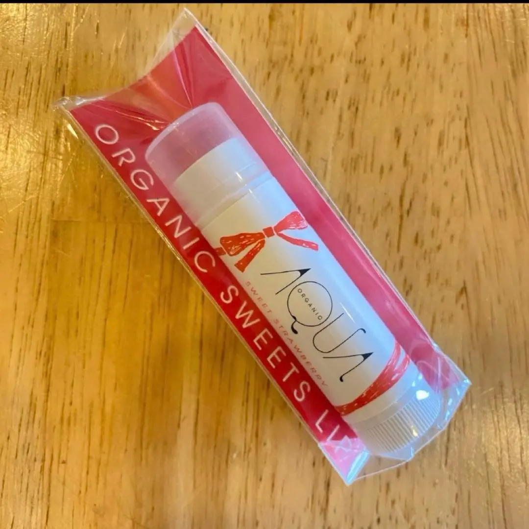 新品⭐︎ AQUAAQUA 有機甜點唇膏 甜草莓 09 的縮圖