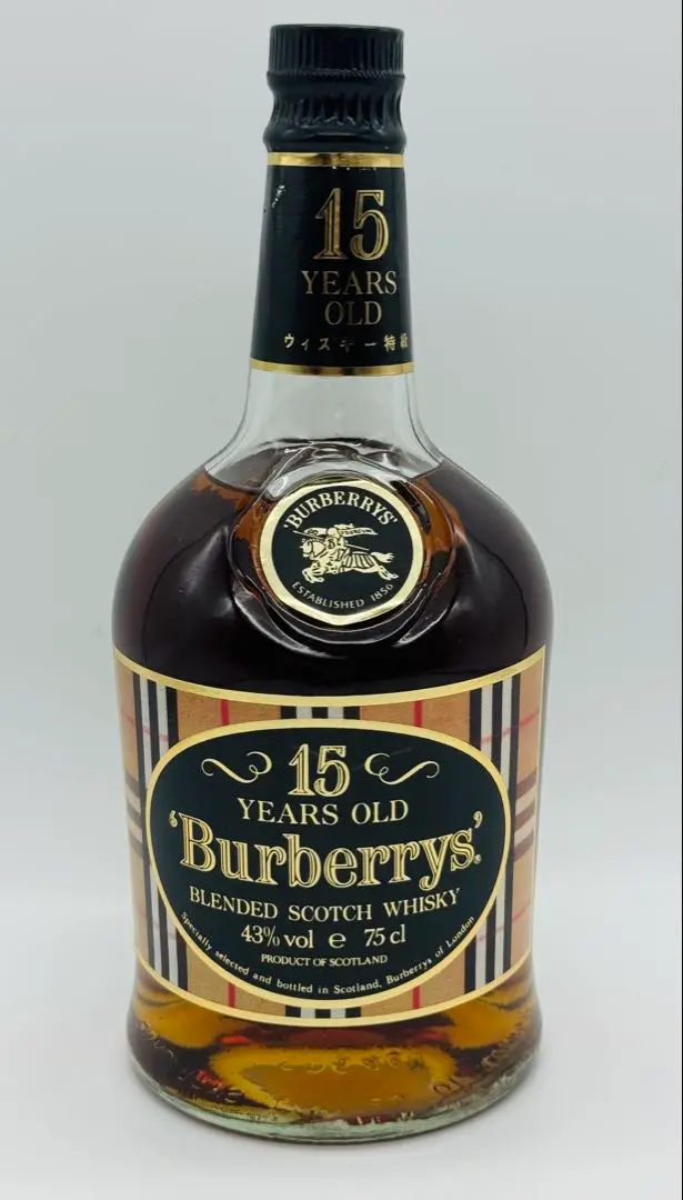 オールドボトル Burberry's バーバリー 15年 750ml 古酒 バーバリー 15年 90年代流通 | オールドウイスキー研究日誌