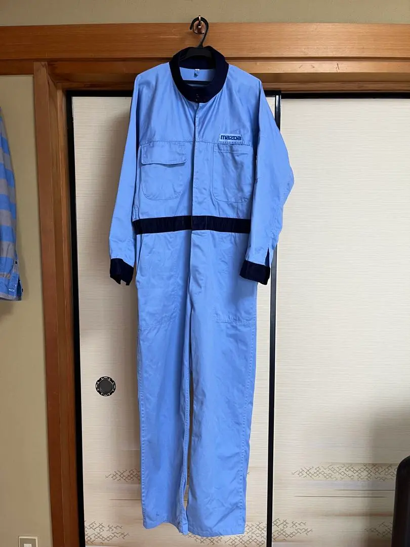 新品未使用　マツダ　ツナギつなぎ　サイズLL 未使用】MAZDA マツダ つなぎ 作業着 LL 帽子おまけ付き 送料