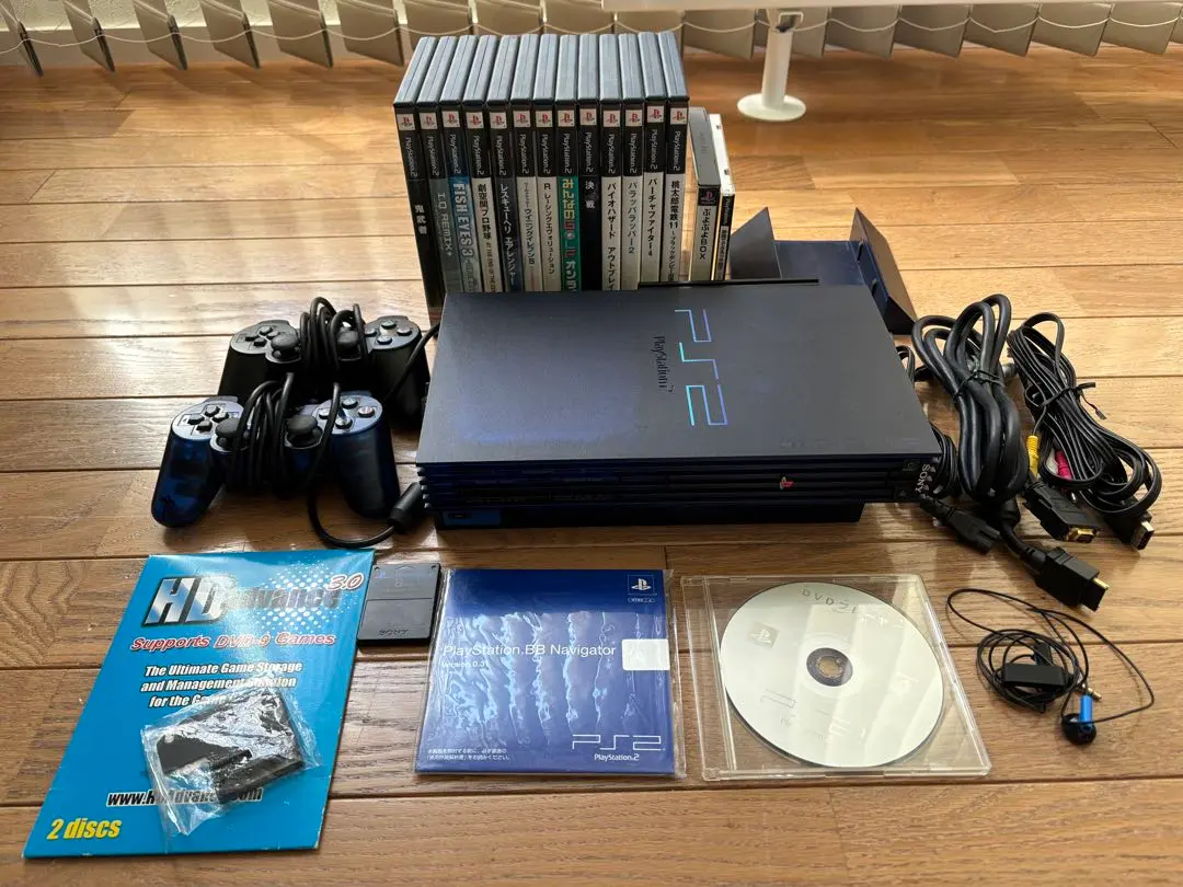 プレステ2 HDAdvance ver3.0 HDD付き　おまけ付き PlayStation2 - HD Advance 3.0 JPNver ps2 HDD起動の通販 by