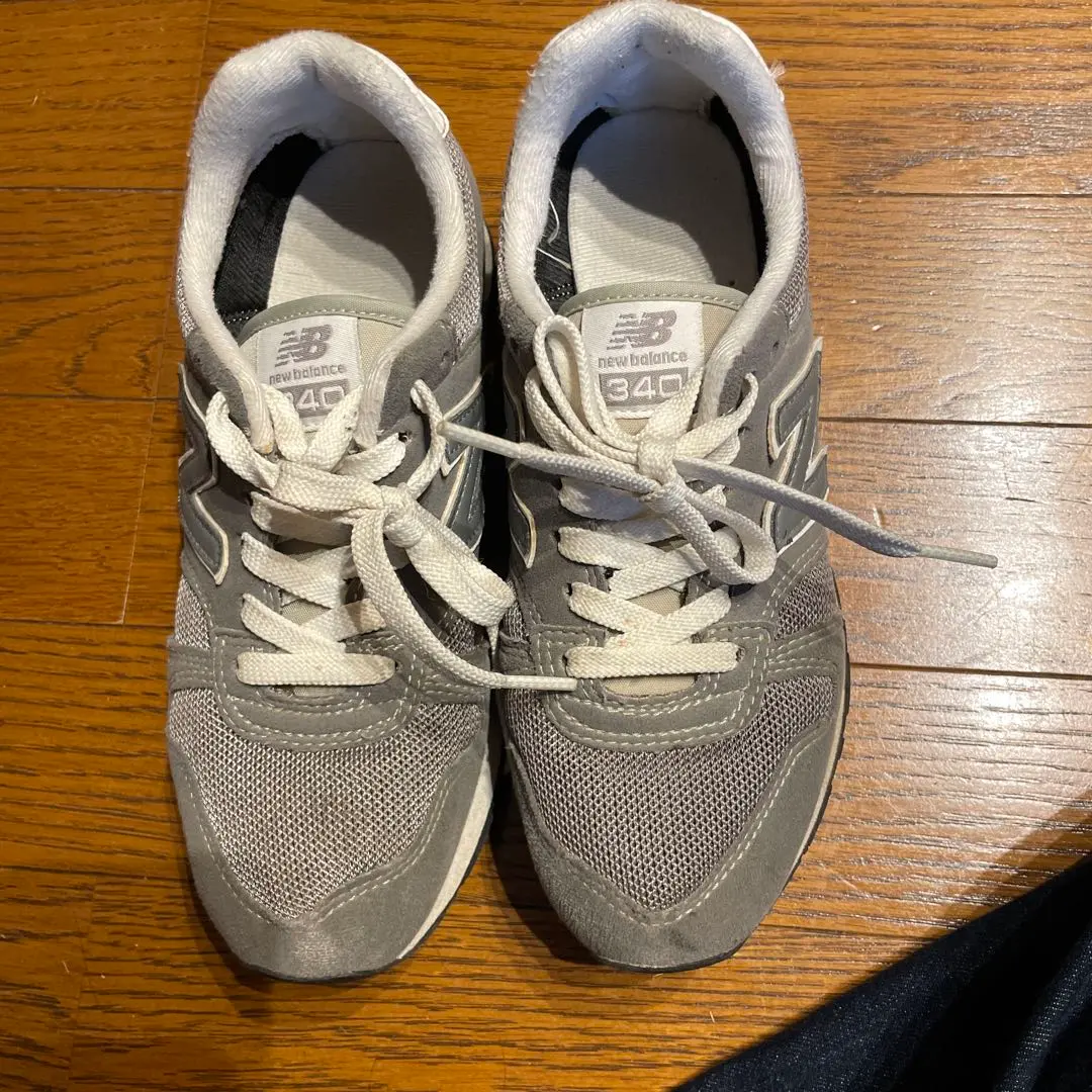 Thumbnail of New Balance 340 gray sneakers
