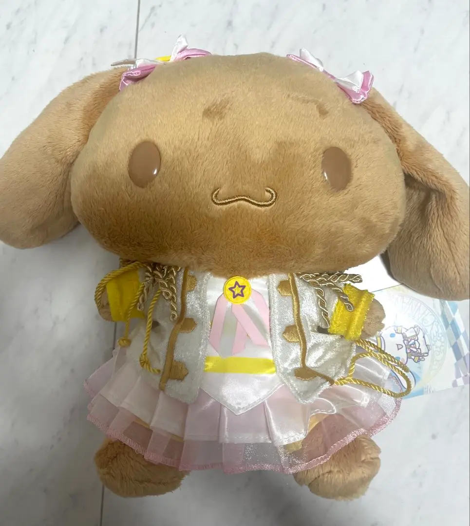 レア★タグ付きシナモロール モカ アイドル衣装 シナモロール王国限定 ぬいぐるみ 2025年最新】シナモロール王国アイドル衣装ぬいぐるみの人気