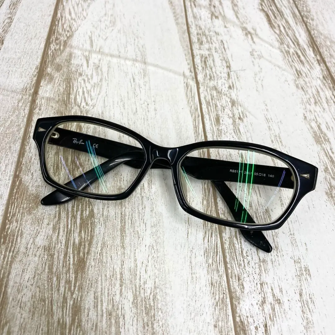 Ray-Ban レイバン RB5130 眼鏡　ブラック メガネのアベ｜RAYBAN RB5130 2000 ブラック