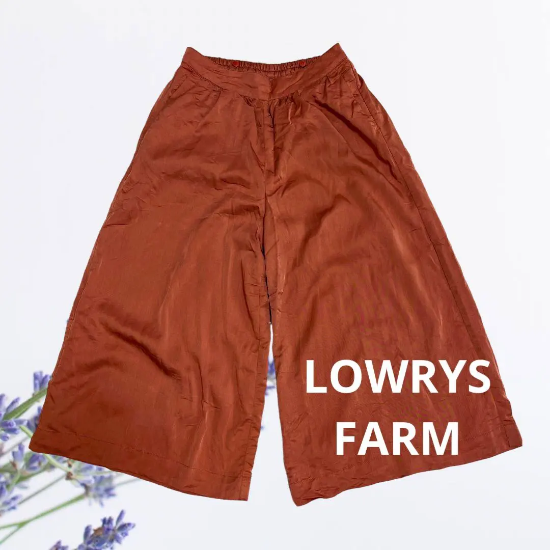 Thumbnail of LOWRYS FARM (F) Pants Wide / Relaxed / Glossy / Elastic Waist
