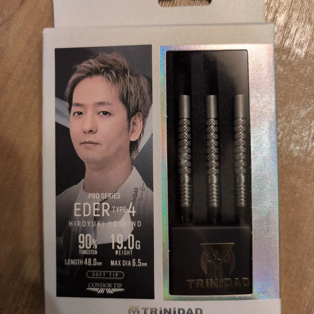 【未使用品】TRINIDAD EDER TYPE4 steel Dart Trinidad Hiroyuki Yoshino Eder Type 4 Steel 20g 90