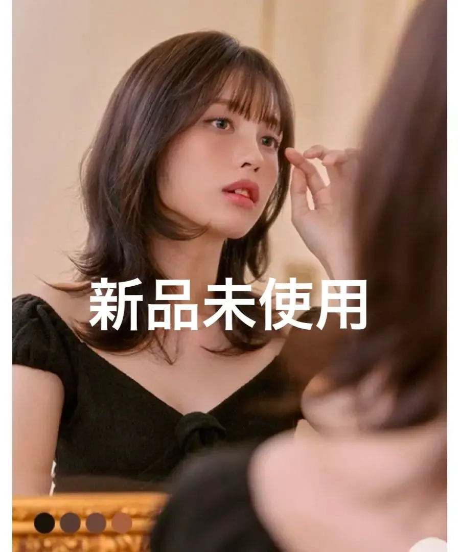 售罄 總手植全頭假髮) J字形捲髮 珍 粉紅少女 巧克力棕 的縮圖