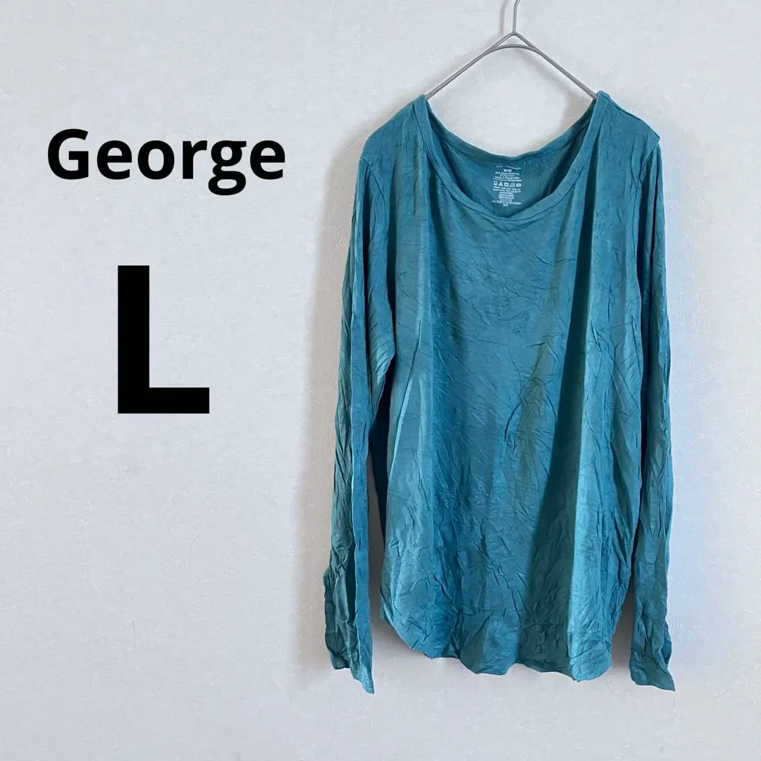 Thumbnail of George [L] Green Long Sleeve T-shirt Unisex Lightweight