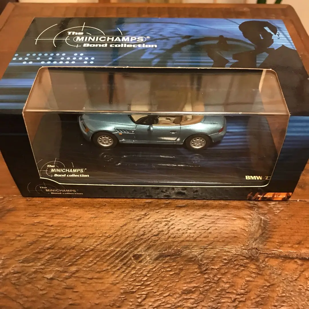 【美品】MINICHAMPS 1/43 BMW M3GTR , Z3 , Z8 1/43 Minichamps BMW M3 GTR in Dark Blue DEALER Edition 80 42