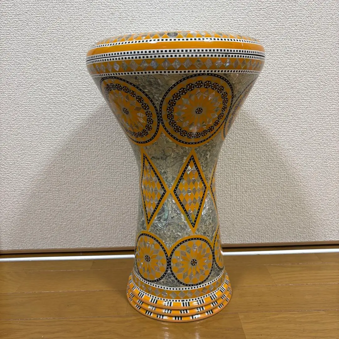 ダラブッカ　ゴールド  GAWHARET EL FAN社製 Gawharet-Elfan】 モザイク ダラブッカ NG-14 - 世界の楽器 RAGAM