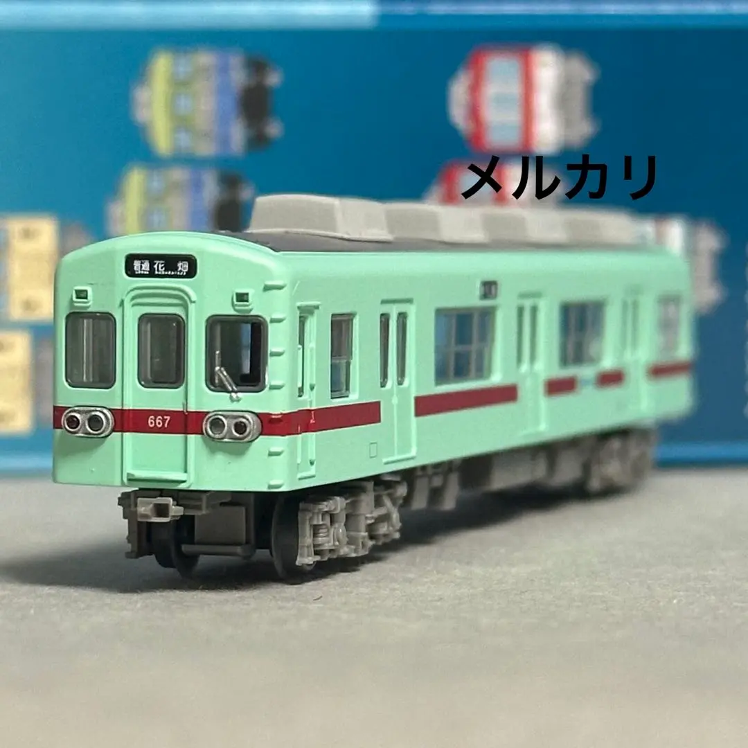 鉄道コレクション 西鉄600形 西日本鉄道600形 西鉄貝塚線開業100周年記念ラッピング電車2両