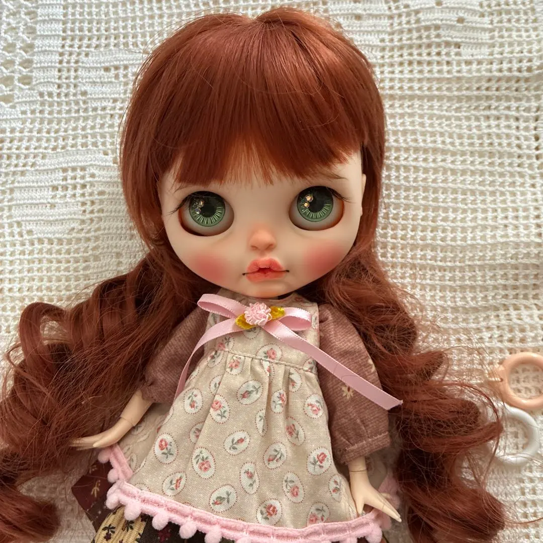 Thumbnail of Blythe Custom Wig with Bonus! Inspired by Anne of Green Gables