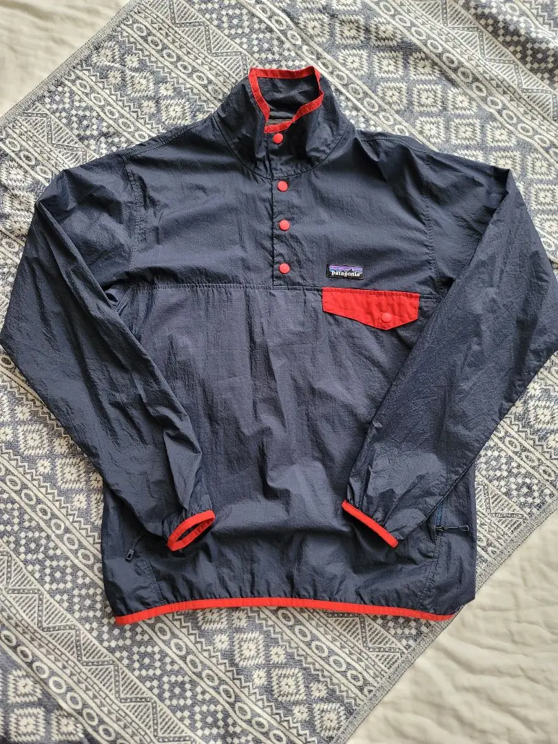 21SS 美品 Patagonia フーディニ スナップT プルオーバー L patagonia パタゴニア フーディニ スナップT プルオーバー