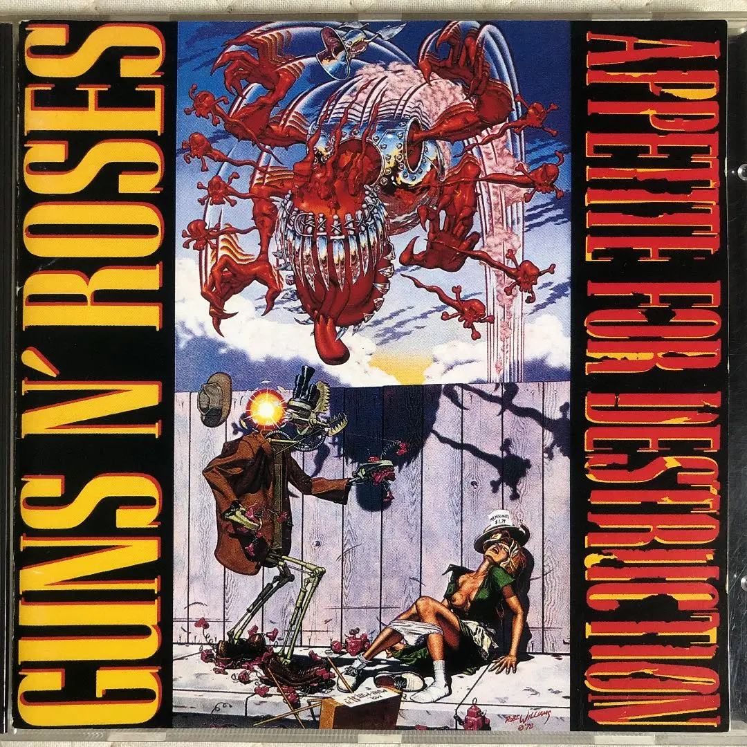 ガンズ・アンド・ローゼズ 発禁ジャケット　日本盤CD 帯付き Yahoo!オークション -「guns n' roses 発禁」(GUNS N'ROSES