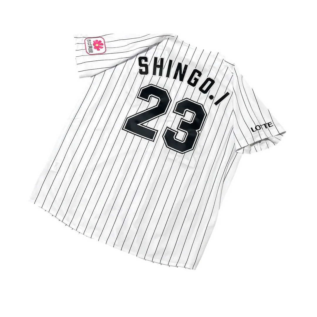 Thumbnail of Chiba Lotte Marines Mizuno Shingo Ishikawa #23 Replica Uniform Embroidered L