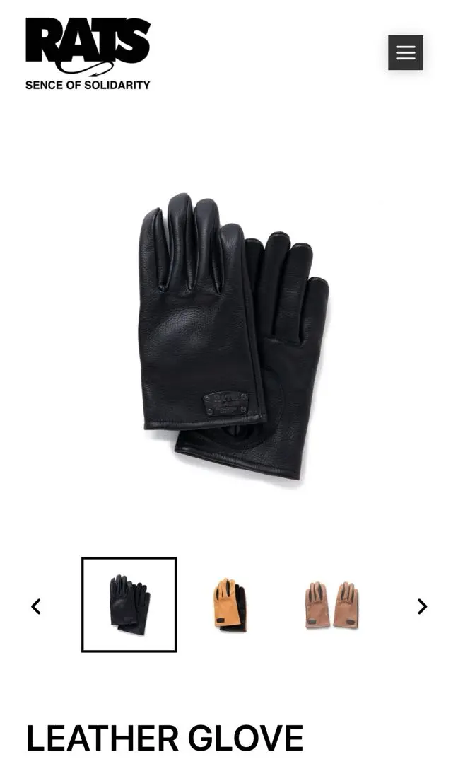 値下げ可能可能‼️RATS M 未使用 MC GLOVE ラッツ バイクグローブ