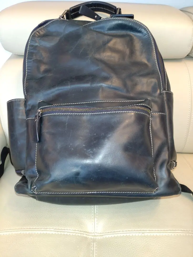 未使用 MORAL CODE レザーバックパック 中古・古着通販】MORAL CODE (モラルコード) レザーリュック