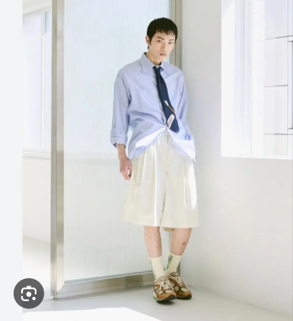 soerte ソエルテ　グルカショーツ　サイズ1 2tuck wide Half pants / 2タックワイドハーフパンツ グルカ