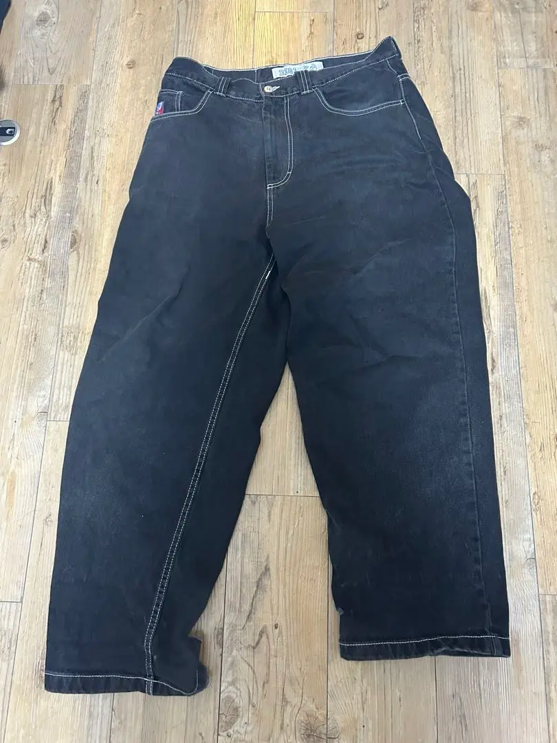 Polar skate co big boy jeans 白ステッチ希少 polar skate bigboy 白ステッチ M デニム