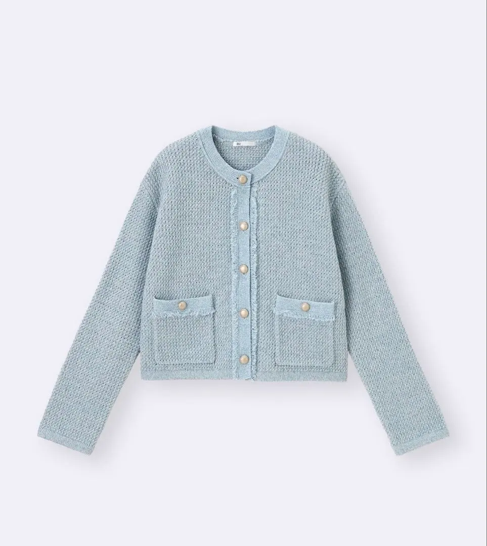 Thumbnail of GU Fringe Double Pocket Knit Jacket M