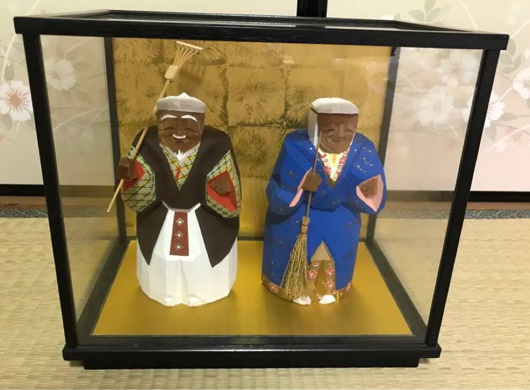 奈良一刀彫★御目出度い　高砂　松本鐵山★一刀彫 2025年最新】一刀彫 高砂の人気アイテム - メルカリ