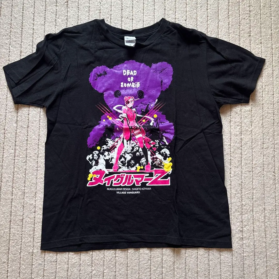 Village Vanguard x Ado Tシャツ ·Mine公仔·日版VILLAGE VANGUARD x Ado アドBIG剪影T恤歌手