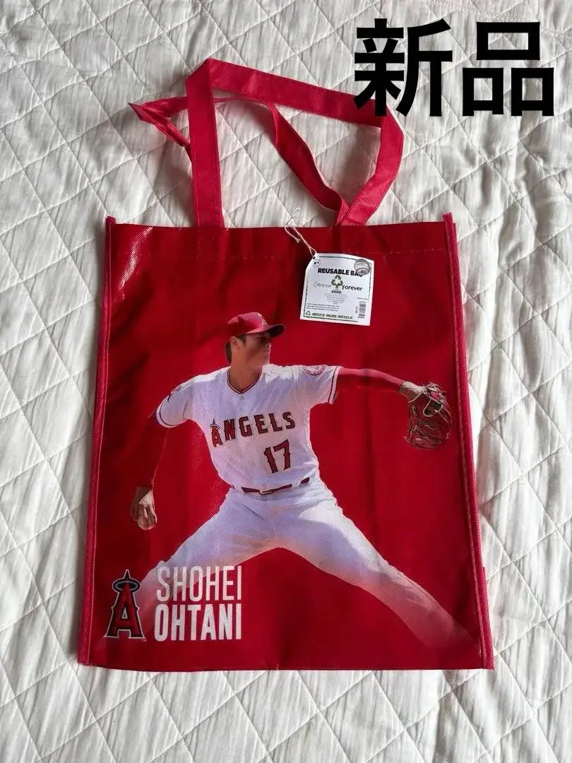 Thumbnail of New★Shohei Ohtani Two-Way Bag Eco Bag Handbag Dodgers Angels