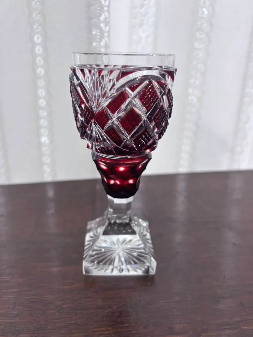 超希少品☆復刻薩摩切子 脚付杯 サントリー美術館（切子、江戸切子、薩摩切子） 2025年最新】切子脚付杯の人気アイテム - メルカリ