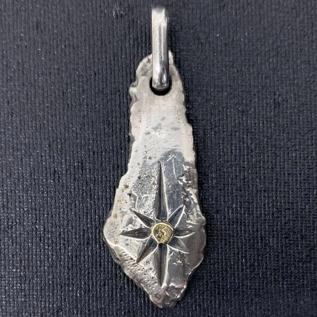 シルバー ペンダントBIG HAND ネックレス　ビッグハンド　SLV925 良品 BIG HAND ビッグハンド サンマーク プレート ネックレス