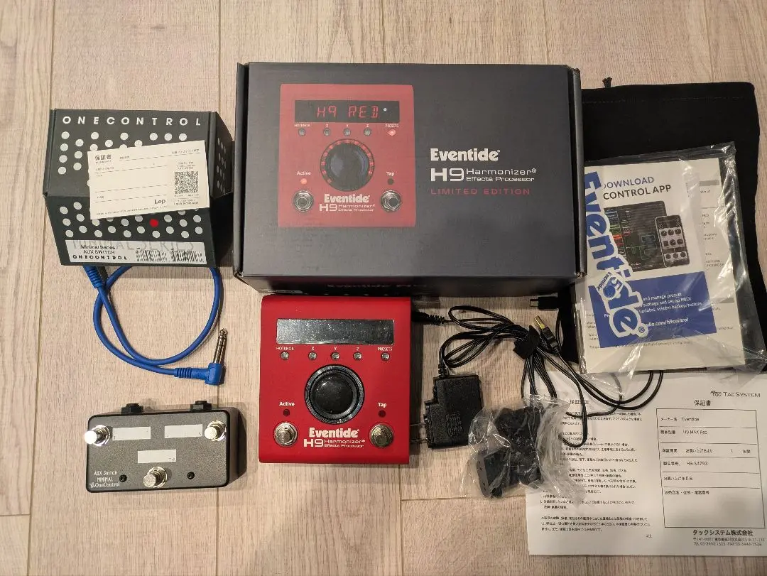 【美品】Eventide H9 MAX 保証期間残あり 限定カラー　レッド 美品】Eventide H9 MAX 保証期間残あり 限定カラー レッド