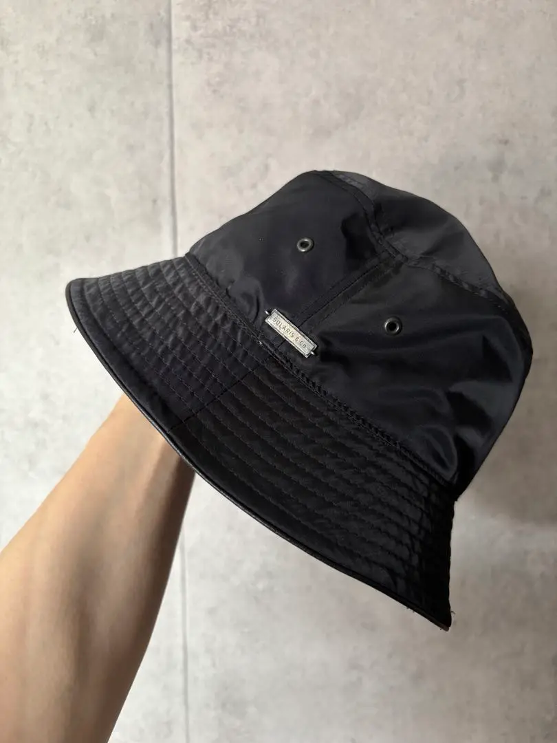 SOLARIS&CO. レザーハット　バケットハット SOLARIS & Co. レザー バケットハット
