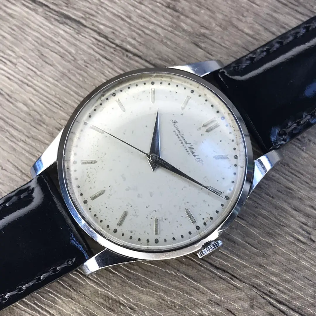 ヴィンテージ PIERRE L'HUILLIER 手巻き 稼働品 美品 L.U.C.1860 ルーセントスティール サーモン | ブランド腕時計