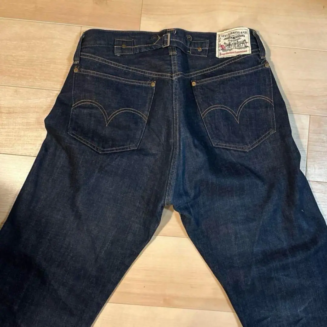 90s バレンシア工場製 LEVI'S 20201-0020 濃紺コーンデニム バレンシア製/美品濃紺】 LEVI'S 【551ZXX ビッグE デニムパンツ