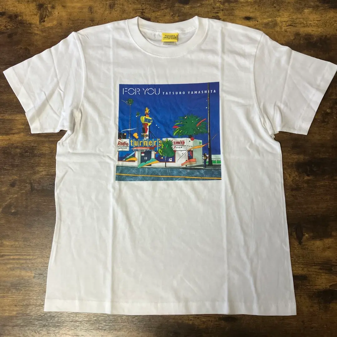 山下達郎 　タワレコ　Tシャツ　FOR YOU 白　Sサイズ 新品未開封 2025年最新】山下達郎 for you tシャツの人気アイテム - メルカリ