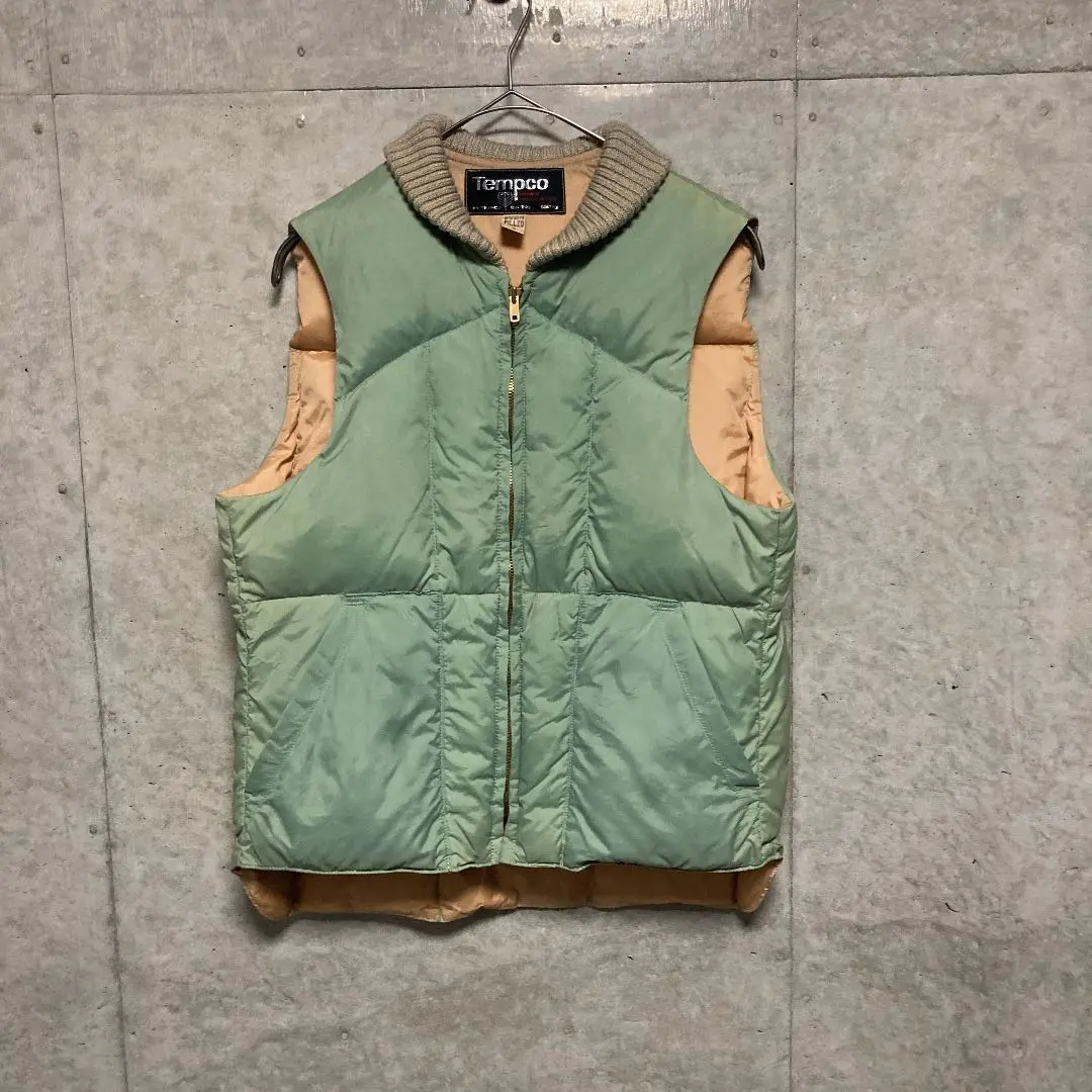 希少 80s tempco ダウンベスト usa製 80´s Tempco USA製 ダウンベスト