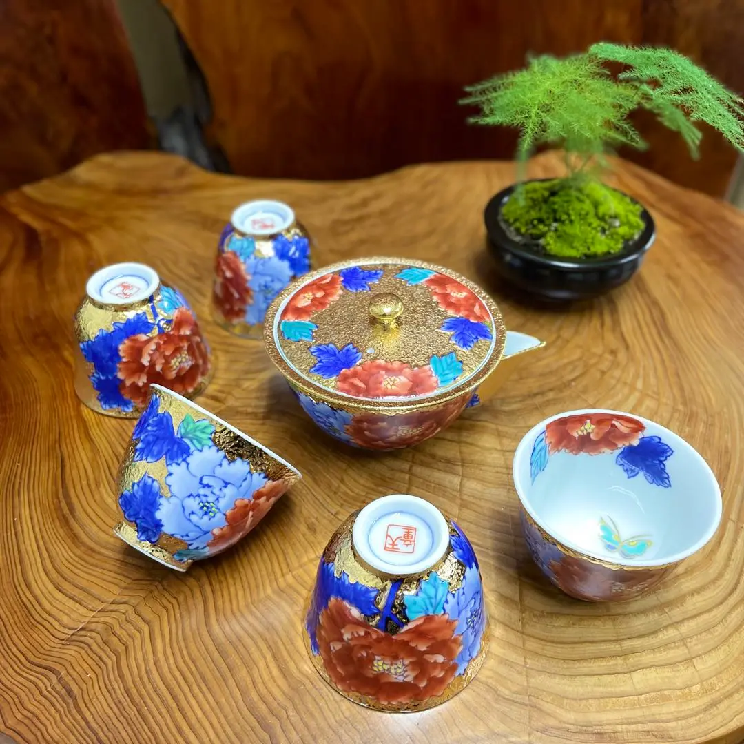 備前焼煎茶器木村一陽宝瓶 湯冷まし湯呑未使用