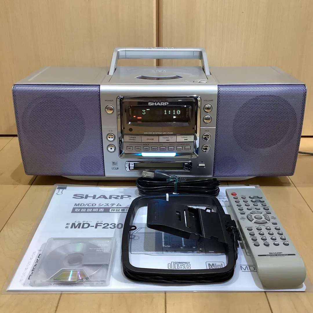 シャープMDシステムMD-F230中古品 MDラジカセ CDラジカセ Amazon.co.jp: SHARP シャープ MD-F230-P ピンク MD/CDシステム