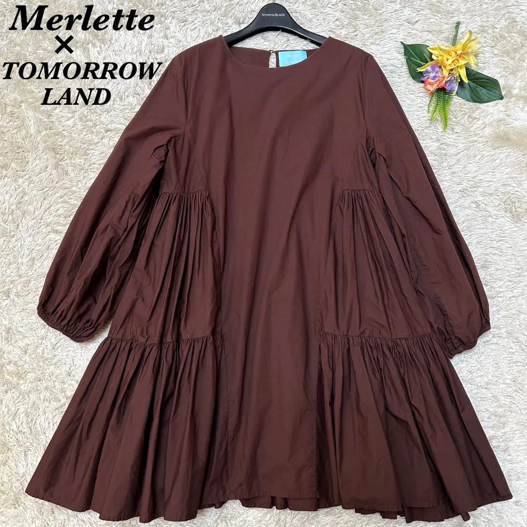 MERLETTE×TOMORROWLAND 別注 ティアード　BYWARD 別注MERLETTE×TOMORROWLAND ティアードワンピース