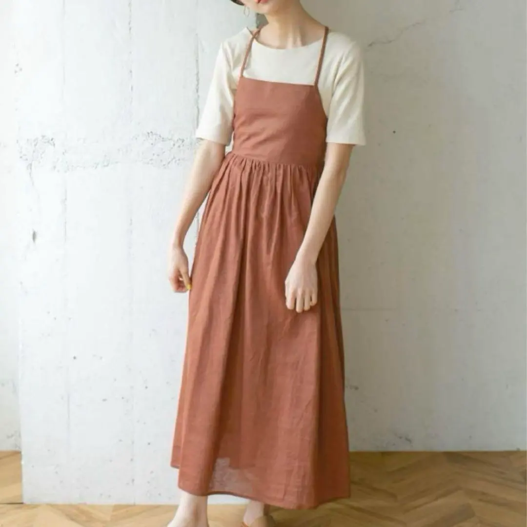 Thumbnail of Excellent condition KBF long dress, brown