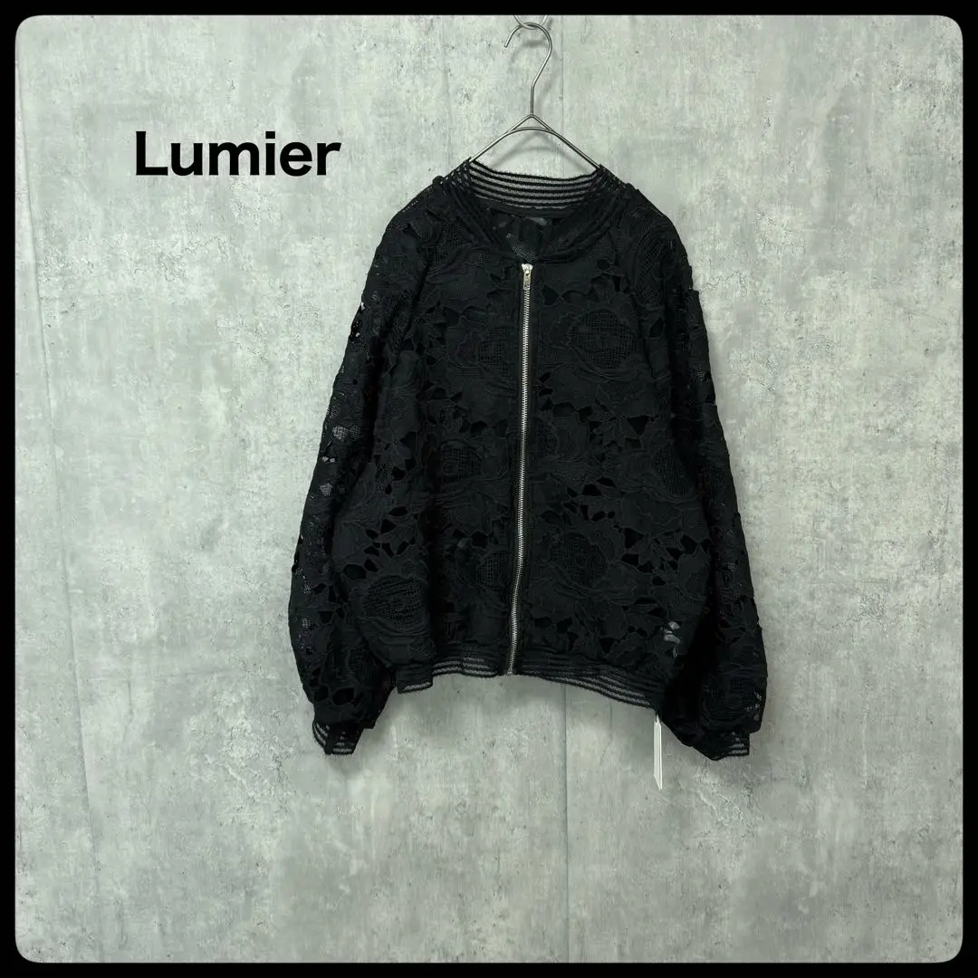 タグ付き新品未使用⭐︎総レースブルゾン/ホワイトlumierリュミエ同型商品 2025年最新】LUMIER リュミエ 総レースブルゾンの人気アイテム