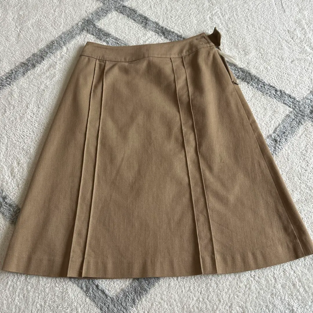 Thumbnail of marble ink Marble Ink Beige Flare Skirt Knee Length