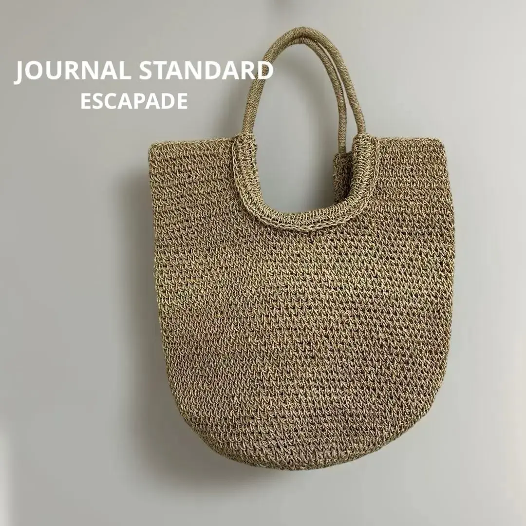 新品　escapade エスカペード　ナチュラン　かごバッグ　トートバック 新品 escapade エスカペード ナチュラン かごバッグ トートバック