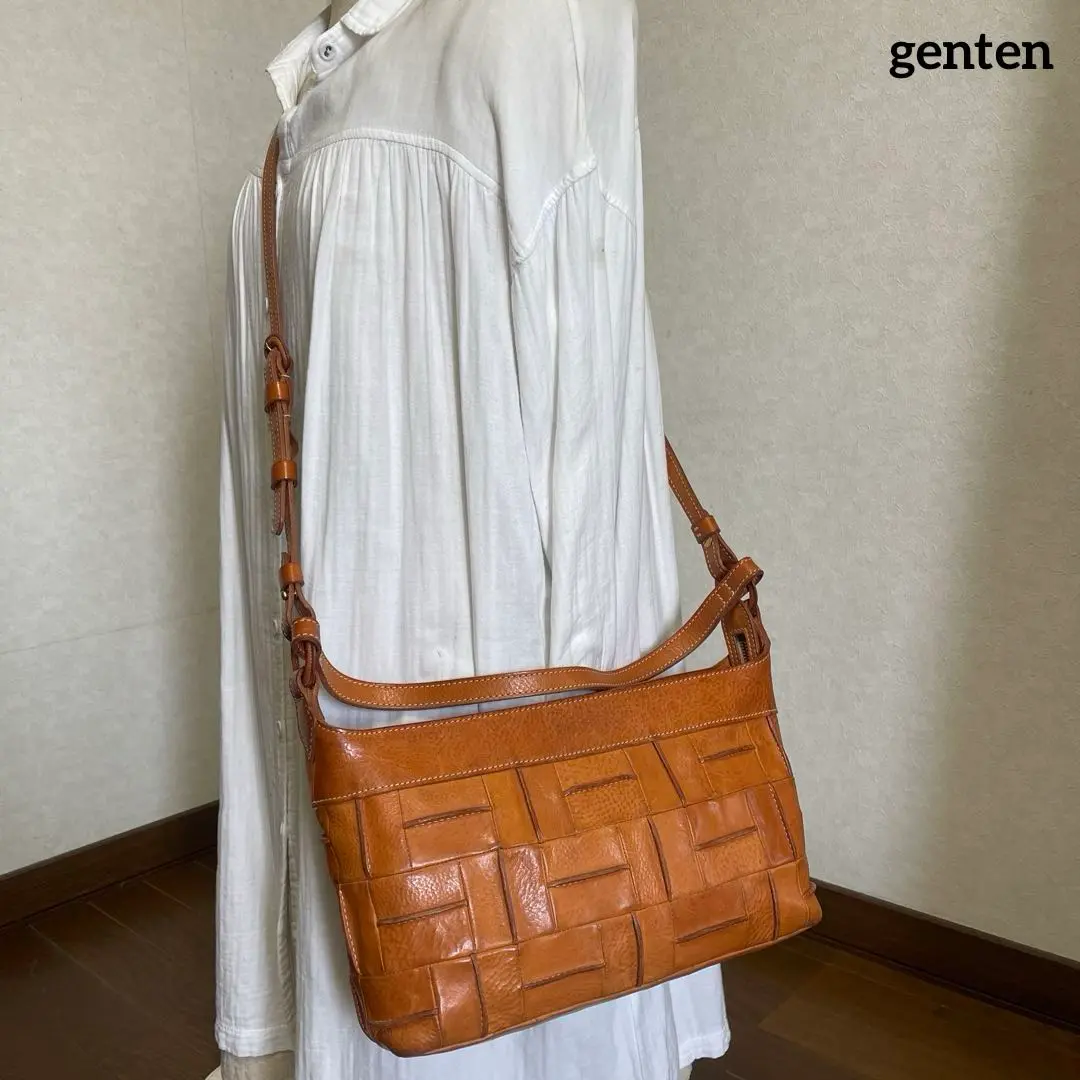 genten ゲンテン　Mattone マトォーネ ショルダーバッグ genten(ゲンテン) Mattone（マトォーネ） 2WAYミニショルダー