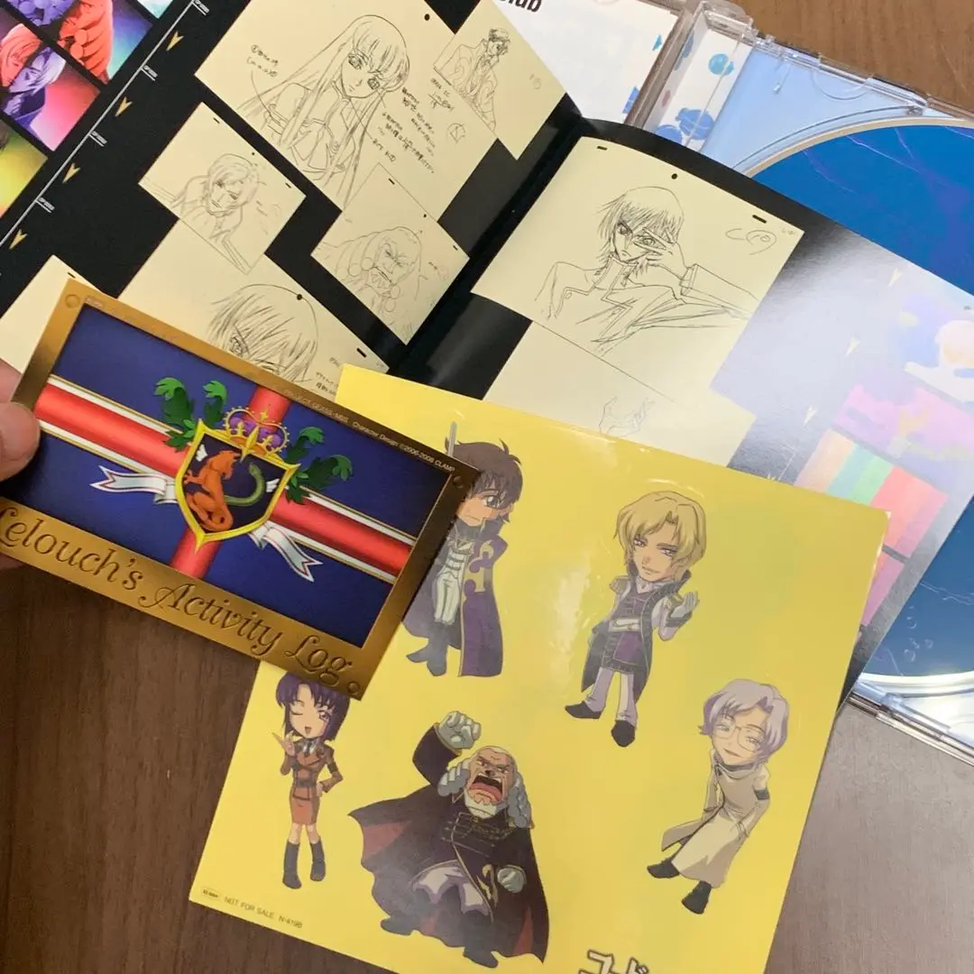 コードギアス　豪華設定資料集　イラスト集(画集)セット コードギアス 設定資料集＆イラスト集」の詳細デザインを公開