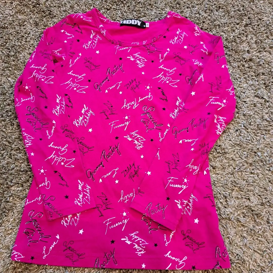 Thumbnail of ZIDDY Pink Long Sleeve Shirt 130