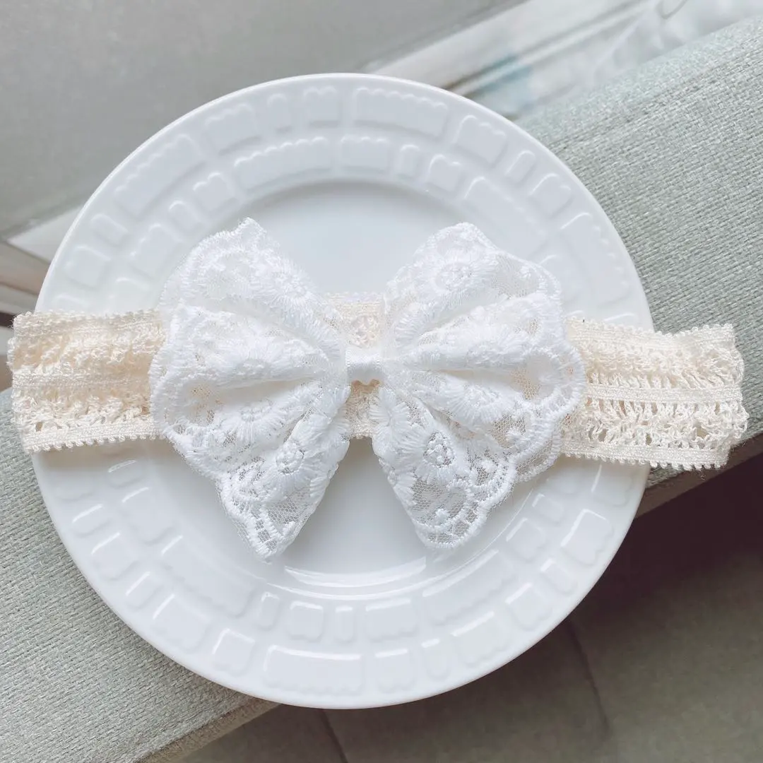 Thumbnail of Hairband, ribbon, white, baby, infant, celebration, girl, cute, stylish, newborn too