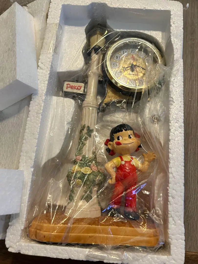 ペコちゃん 置き時計 ガス灯 昭和 レトロ 非売品 ペコちゃん 置き時計 ガス灯 昭和 レトロ 非売品 - メルカリ
