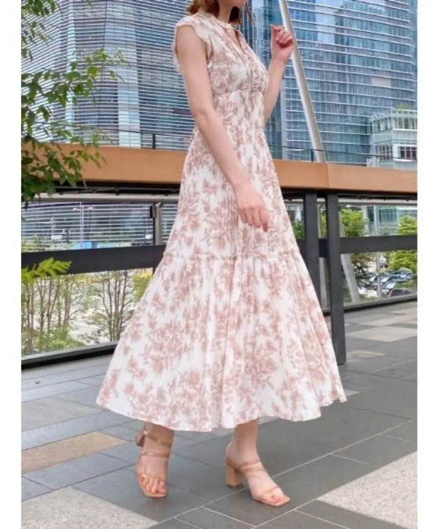 Thumbnail of SNIDEL Print Pleated Dress