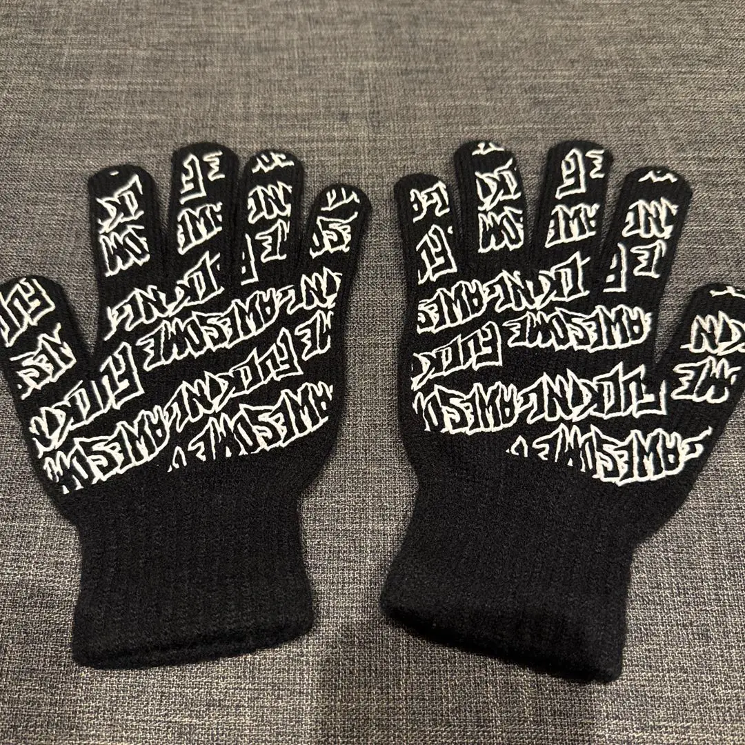 Fucking Awesome Stamp Gloves ファッキンオーサム手袋 塞い