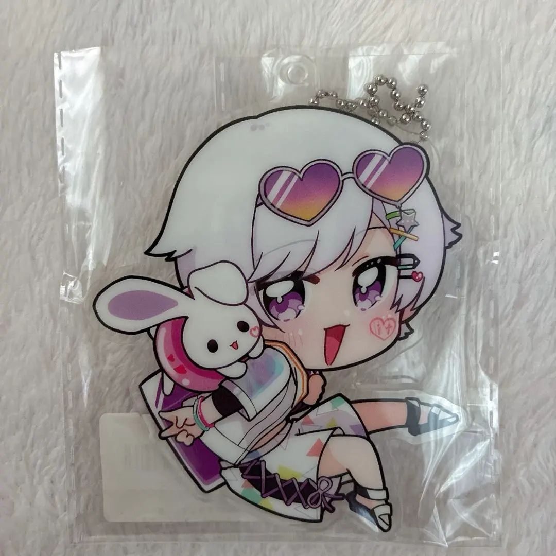 Thumbnail of Irregular Dice (Ireiisu) Shot (Sho) Acrylic Keychain Eb-i-ba-dy - Summer